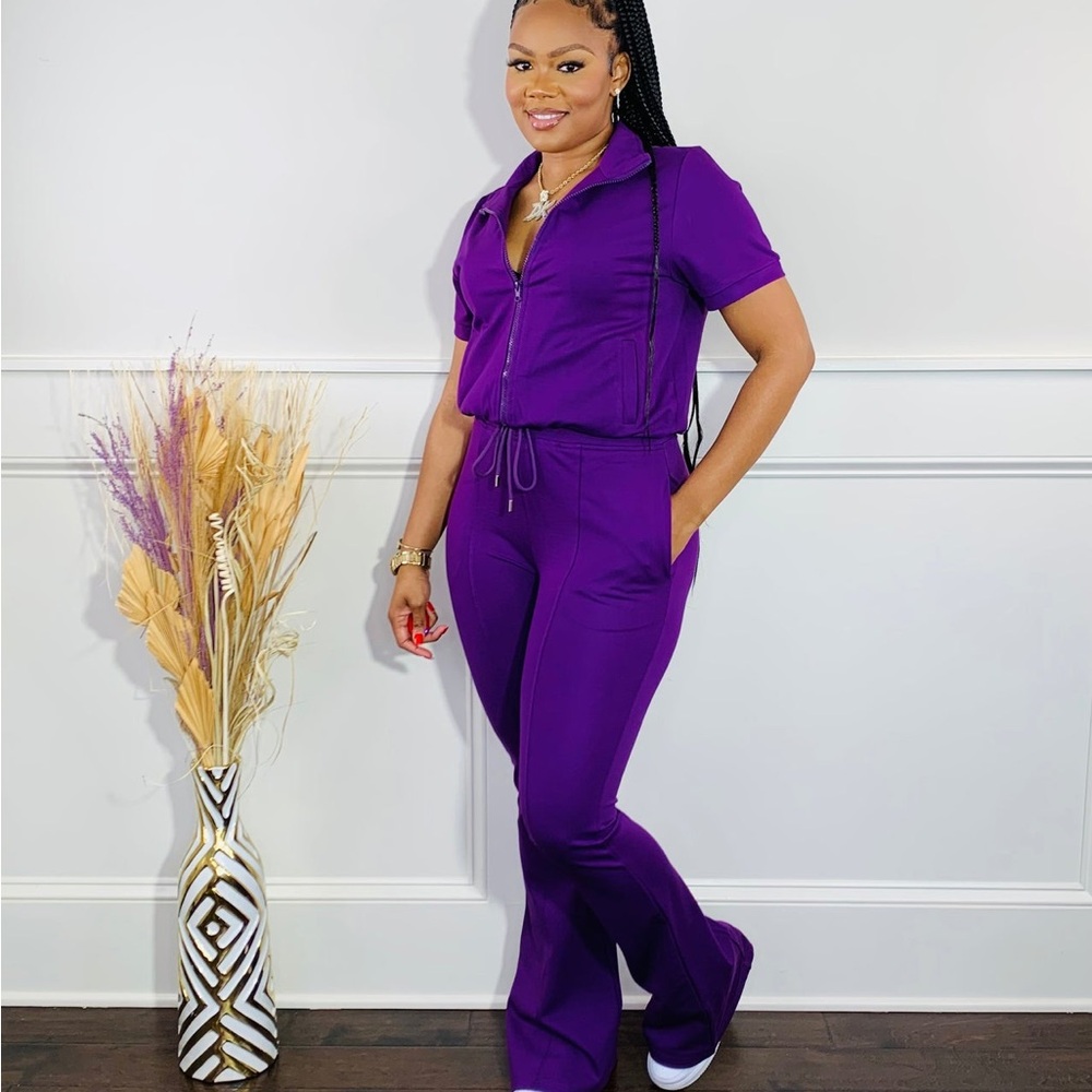 Purple Women's Tracksuit Set